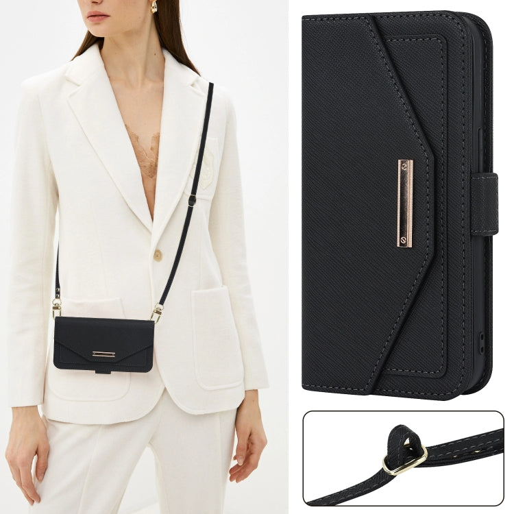 Cross Texture Lanyard Leather Phone Case, For iPhone 12 / 12 Pro, For iPhone 12 mini, For iPhone 11 Pro Max, For iPhone 11 Pro