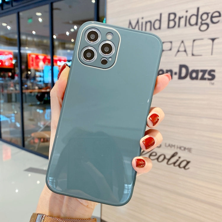 Solid Color Tempered Glass Phone Case, For iPhone 11 Pro Max, For iPhone 11 Pro