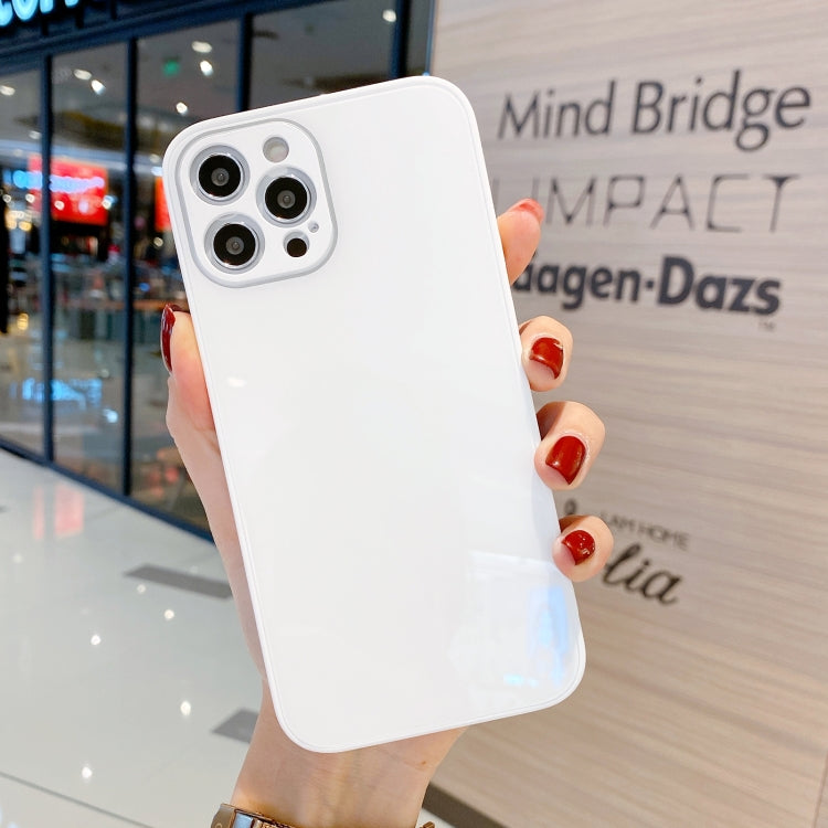 Solid Color Tempered Glass Phone Case, For iPhone 11 Pro Max, For iPhone 11 Pro