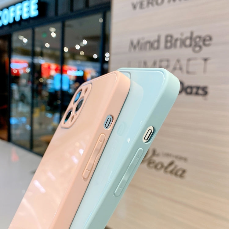 Solid Color Tempered Glass Phone Case, For iPhone 11 Pro Max, For iPhone 11 Pro