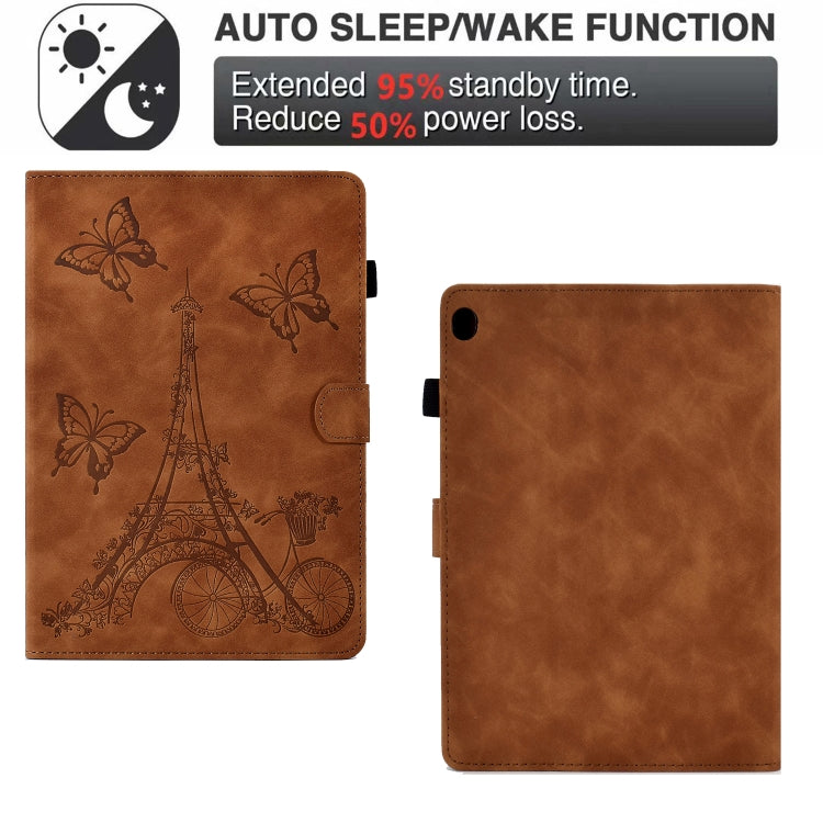 Tower Embossed Leather Smart Tablet Case