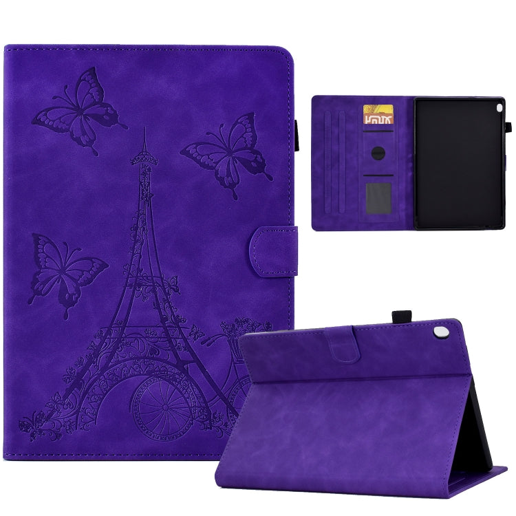 Tower Embossed Leather Smart Tablet Case