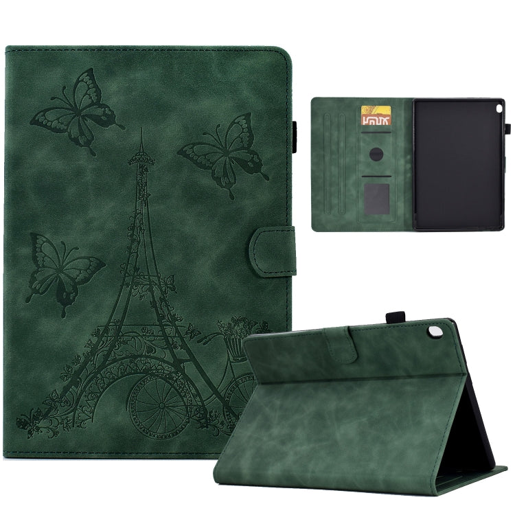 Tower Embossed Leather Smart Tablet Case