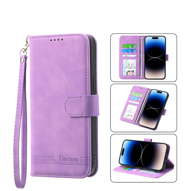 Dierfeng Dream Line TPU + PU Leather Phone Case, For iPhone 11, For iPhone 11 Pro, For iPhone 11 Pro Max