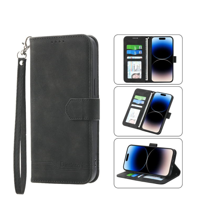 Dierfeng Dream Line TPU + PU Leather Phone Case, For iPhone 11, For iPhone 11 Pro, For iPhone 11 Pro Max