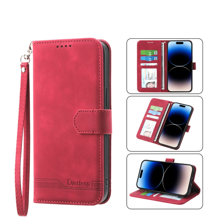 Dierfeng Dream Line TPU + PU Leather Phone Case, For iPhone 11, For iPhone 11 Pro, For iPhone 11 Pro Max