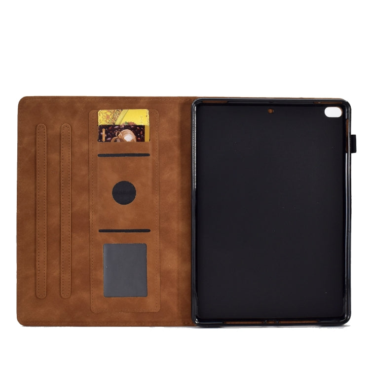 Peony Butterfly Embossed Leather Smart Tablet Case