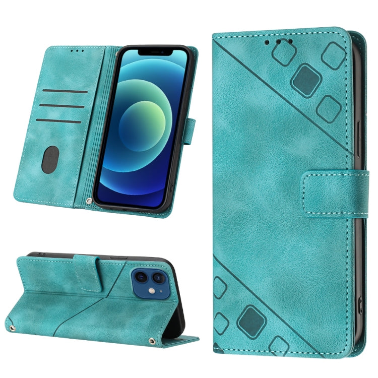Skin-feel Embossed Leather Phone Case