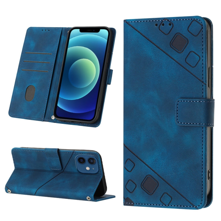 Skin-feel Embossed Leather Phone Case