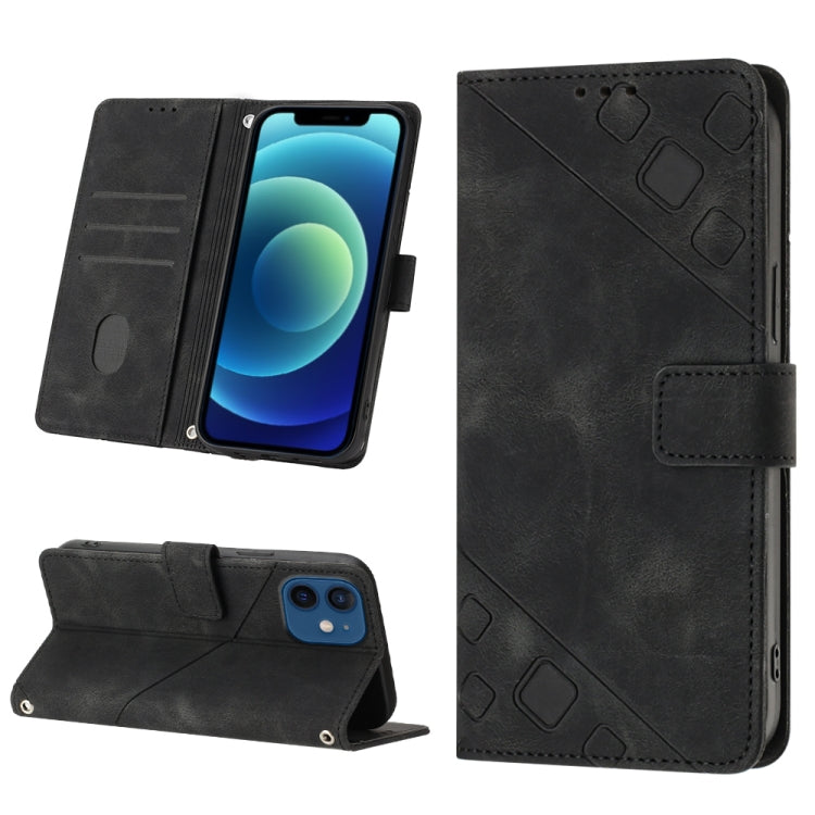 Skin-feel Embossed Leather Phone Case