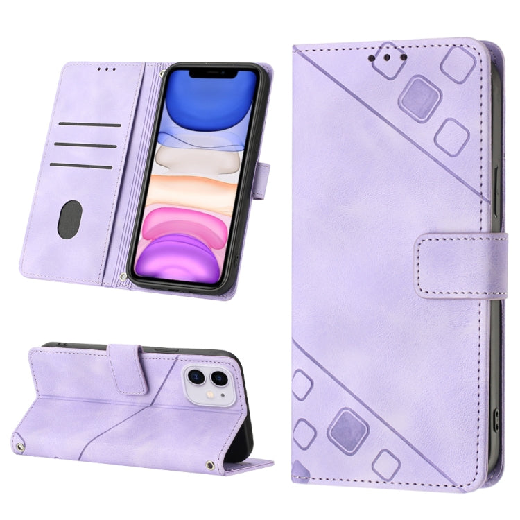 Skin-feel Embossed Leather Phone Case