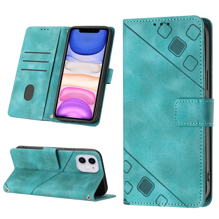 Skin-feel Embossed Leather Phone Case