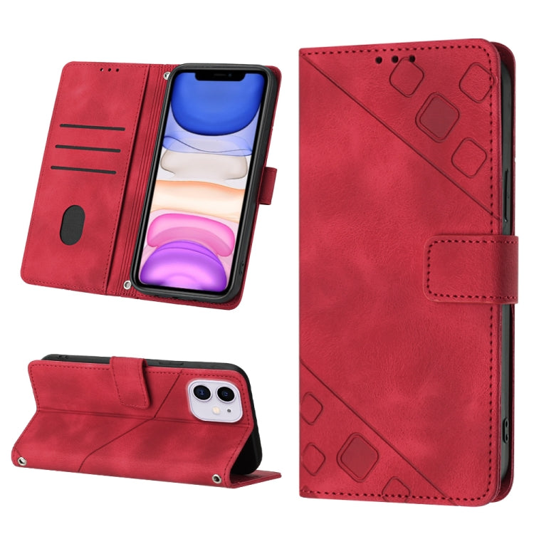 Skin-feel Embossed Leather Phone Case