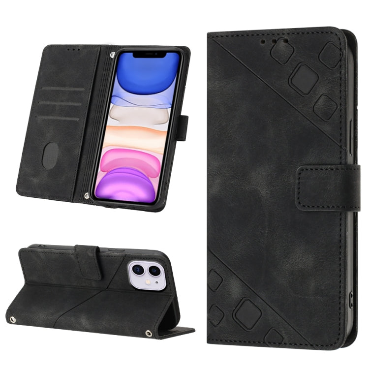 Skin-feel Embossed Leather Phone Case