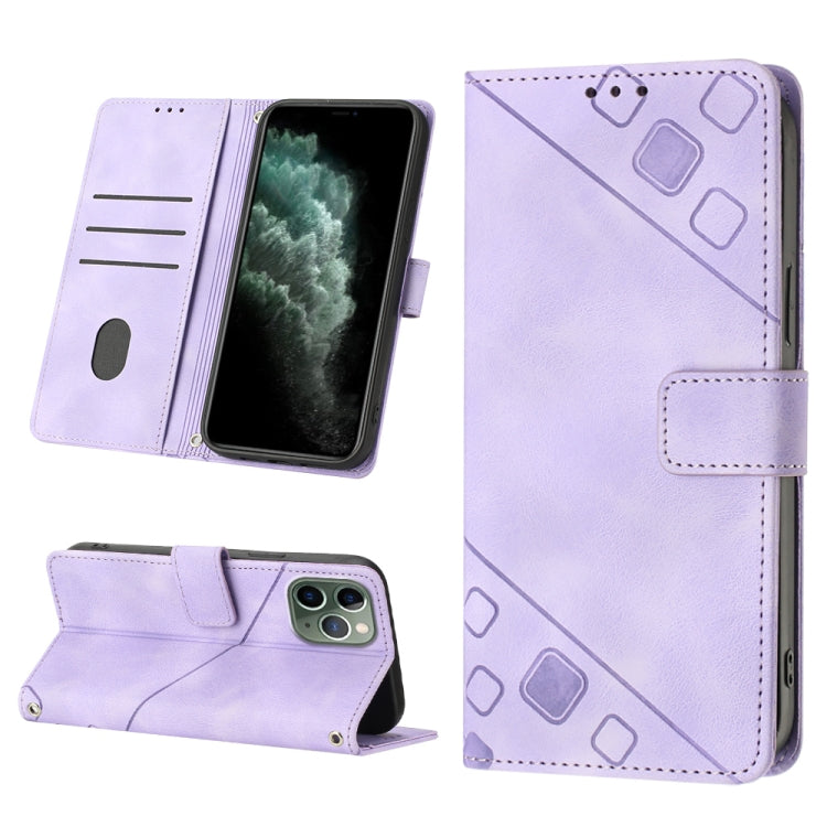 Skin-feel Embossed Leather Phone Case