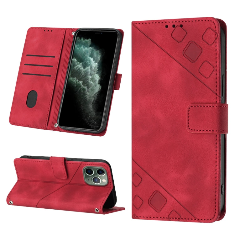 Skin-feel Embossed Leather Phone Case