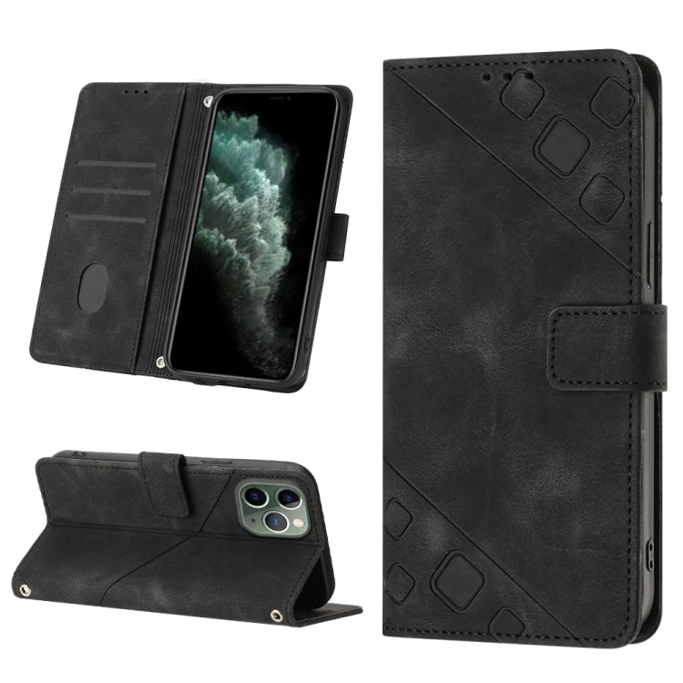 Skin-feel Embossed Leather Phone Case