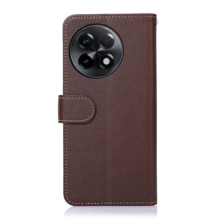 KHAZNEH Litchi Texture Leather RFID Phone Case