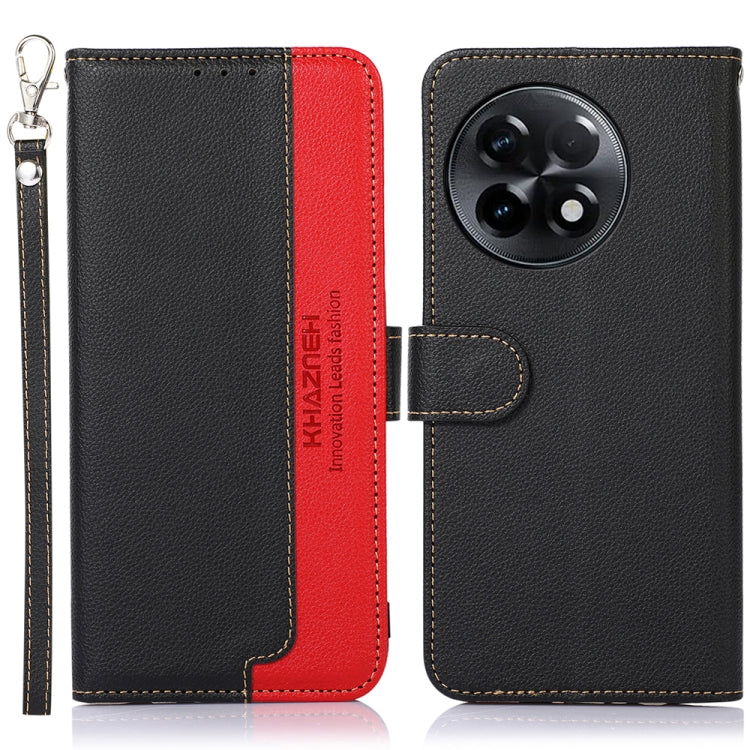 KHAZNEH Litchi Texture Leather RFID Phone Case