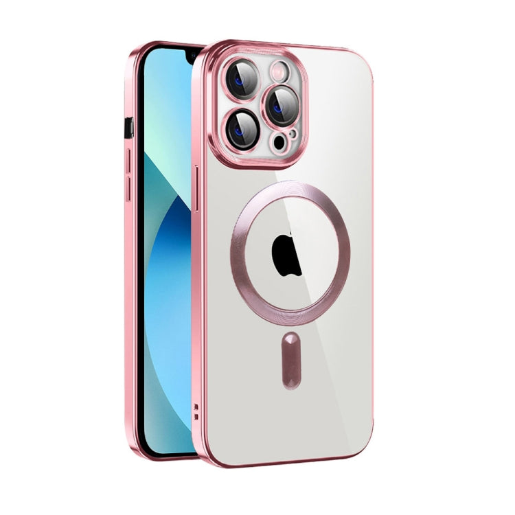 CD Texture Plating TPU MagSafe Phone Case with Lens Film, For iPhone 13 Pro Max, For iPhone 12, For iPhone 12 Pro