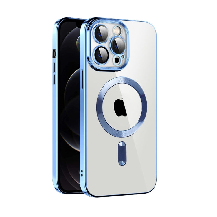CD Texture Plating TPU MagSafe Phone Case with Lens Film, For iPhone 13 Pro Max, For iPhone 12, For iPhone 12 Pro