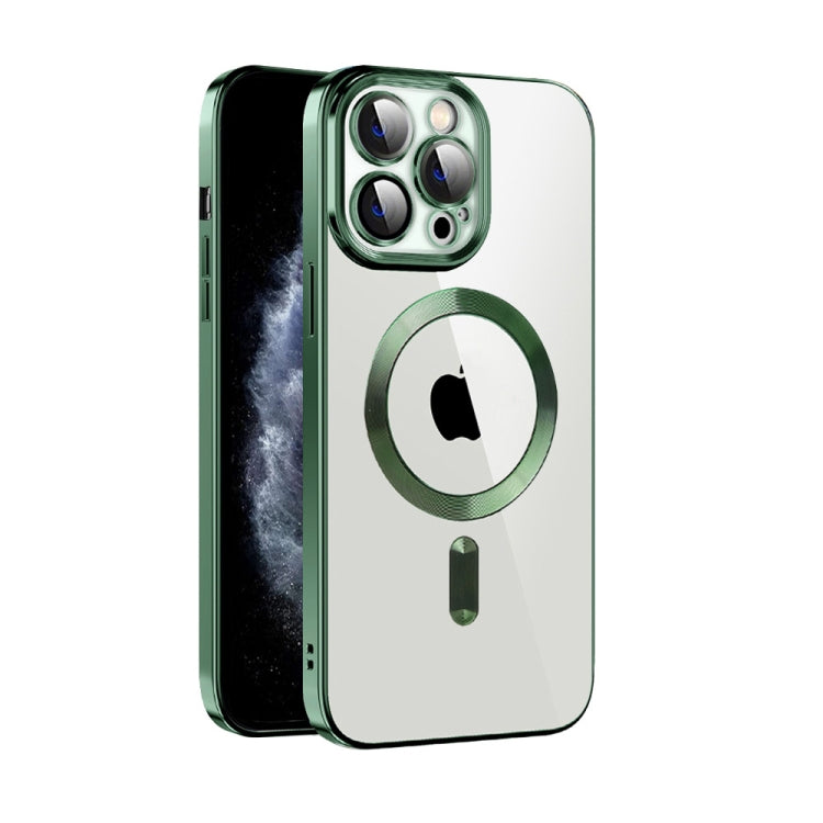 CD Texture Plating TPU MagSafe Phone Case with Lens Film, For iPhone 12 Pro Max, For iPhone 11, For iPhone 11 Pro Max