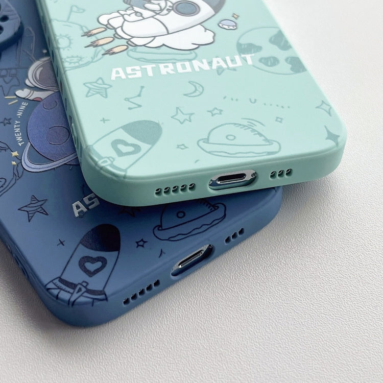 Liquid Silicone Straight Side Phone Case, For iPhone 11 Pro Max