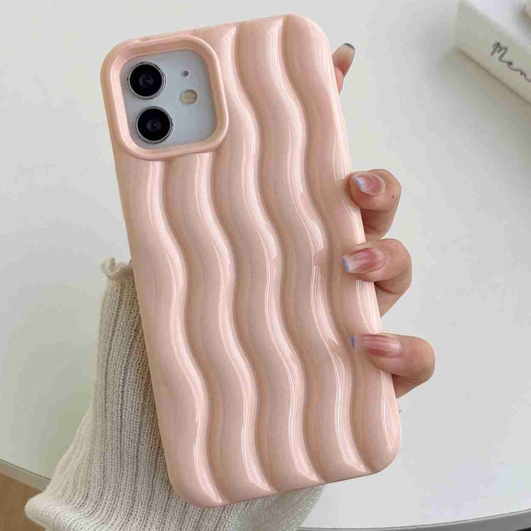 Varnishing 3D Water Wave Texture Phone Case, For iPhone 13 Pro Max, For iPhone 13 Pro, For iPhone 13, For iPhone 12 Pro Max