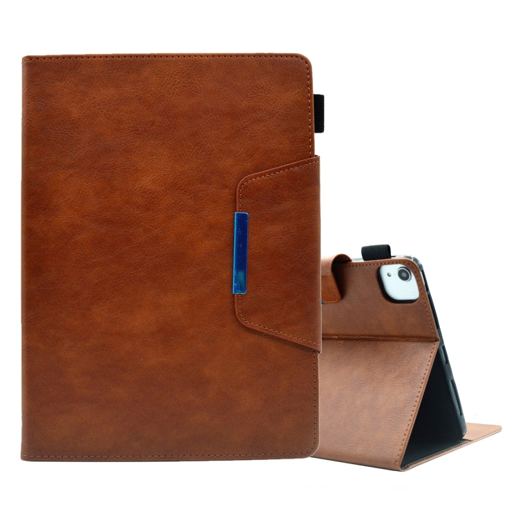 Suede Cross Texture Magnetic Clasp Leather Tablet Case