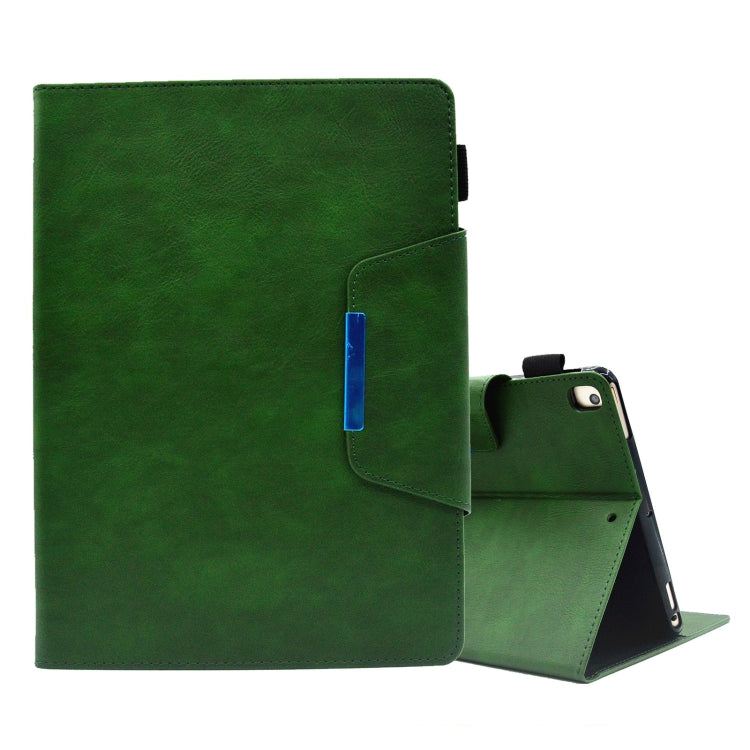 Suede Cross Texture Magnetic Clasp Leather Tablet Case