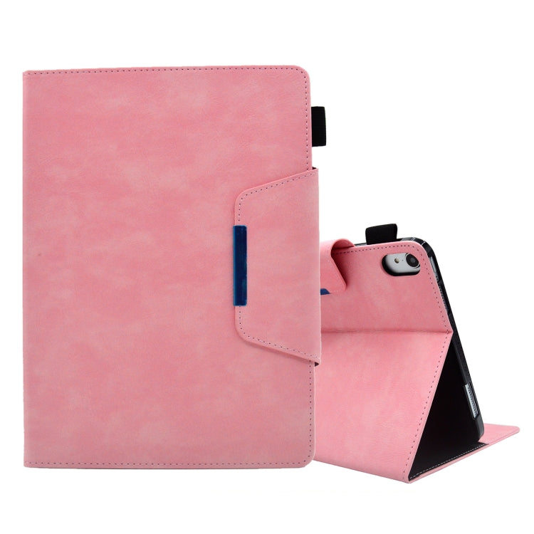 Suede Cross Texture Magnetic Clasp Leather Tablet Case