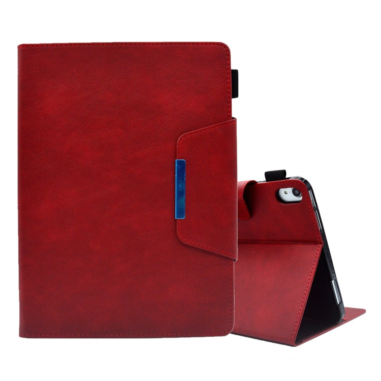 Suede Cross Texture Magnetic Clasp Leather Tablet Case