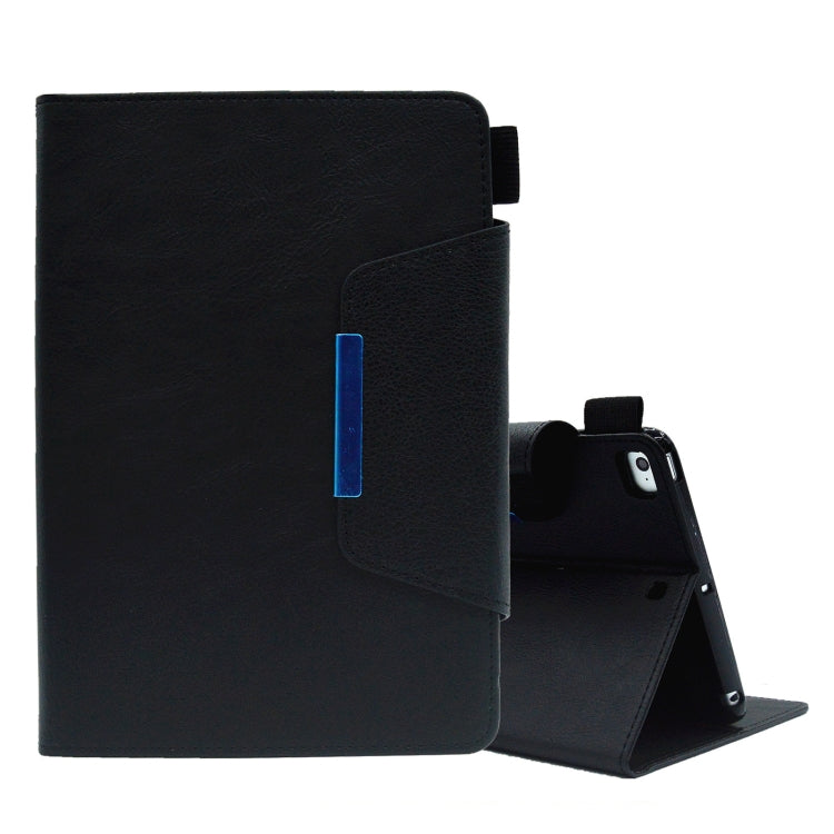 Suede Cross Texture Magnetic Clasp Leather Tablet Case