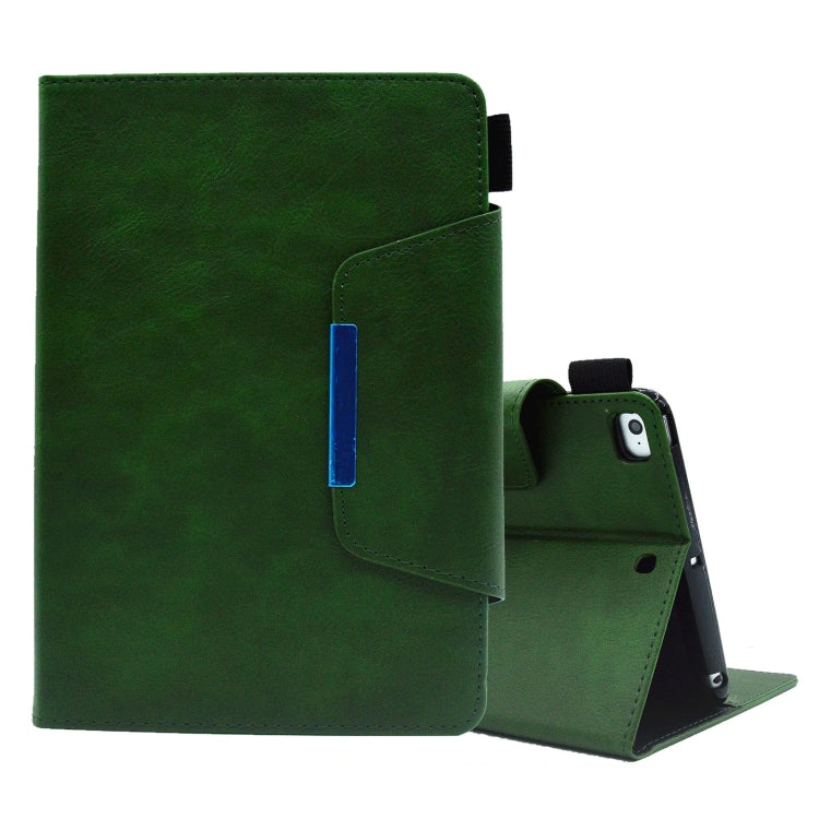 Suede Cross Texture Magnetic Clasp Leather Tablet Case