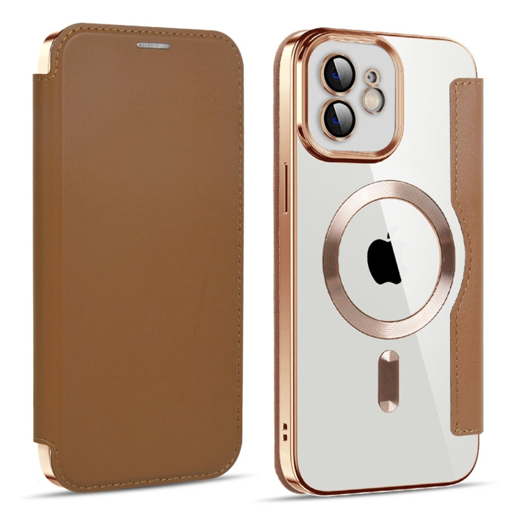 MagSafe Magnetic RFID Anti-theft Leather Phone Case