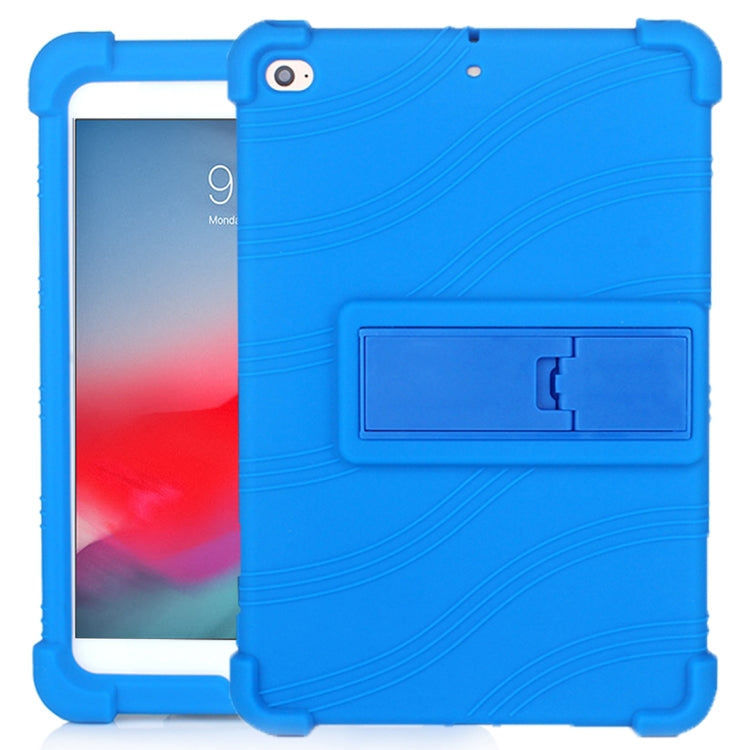Tablet PC Silicone Protective Case with Invisible Bracket, For iPad mini 5 / 4, For iPad 10.2 / 10.5, For iPad mini 3 / 2 / 1