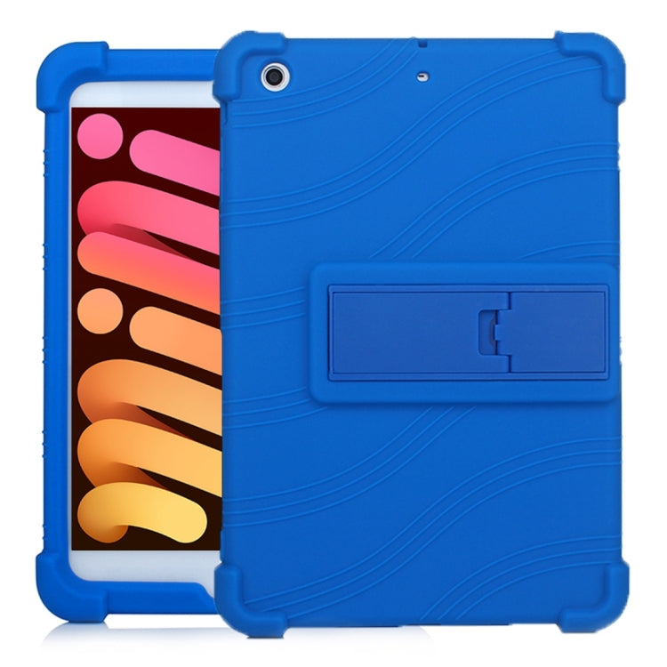 Tablet PC Silicone Protective Case with Invisible Bracket, For iPad mini 5 / 4, For iPad 10.2 / 10.5, For iPad mini 3 / 2 / 1
