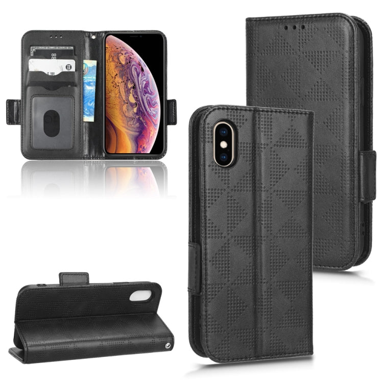 Symmetrical Triangle Leather Phone Case, For iPhone 11 Pro, For iPhone 11, For iPhone XS Max, For iPhone XS / X