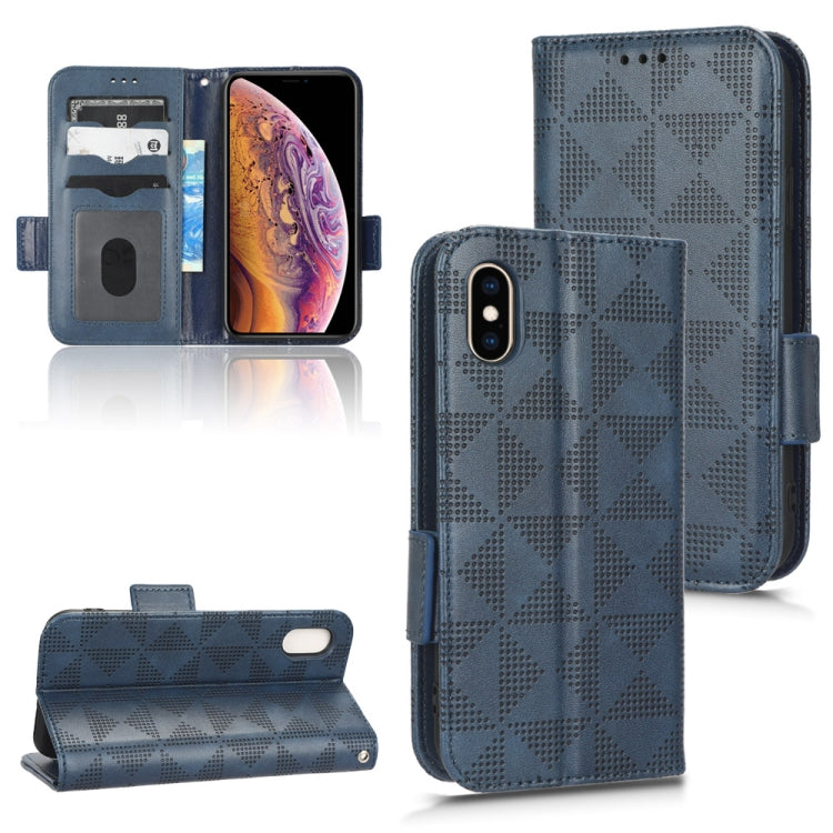 Symmetrical Triangle Leather Phone Case, For iPhone 11 Pro, For iPhone 11, For iPhone XS Max, For iPhone XS / X
