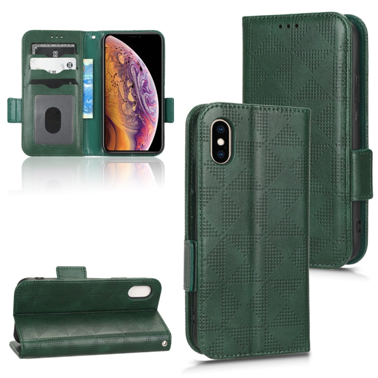 Symmetrical Triangle Leather Phone Case, For iPhone 11 Pro, For iPhone 11, For iPhone XS Max, For iPhone XS / X