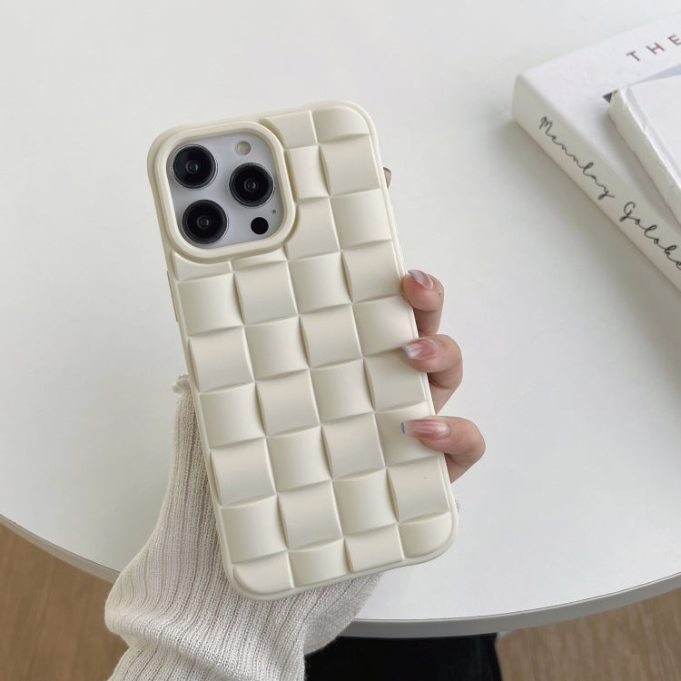 3D Cube Weave Texture Skin Feel Phone Case, For iPhone 11 Pro Max