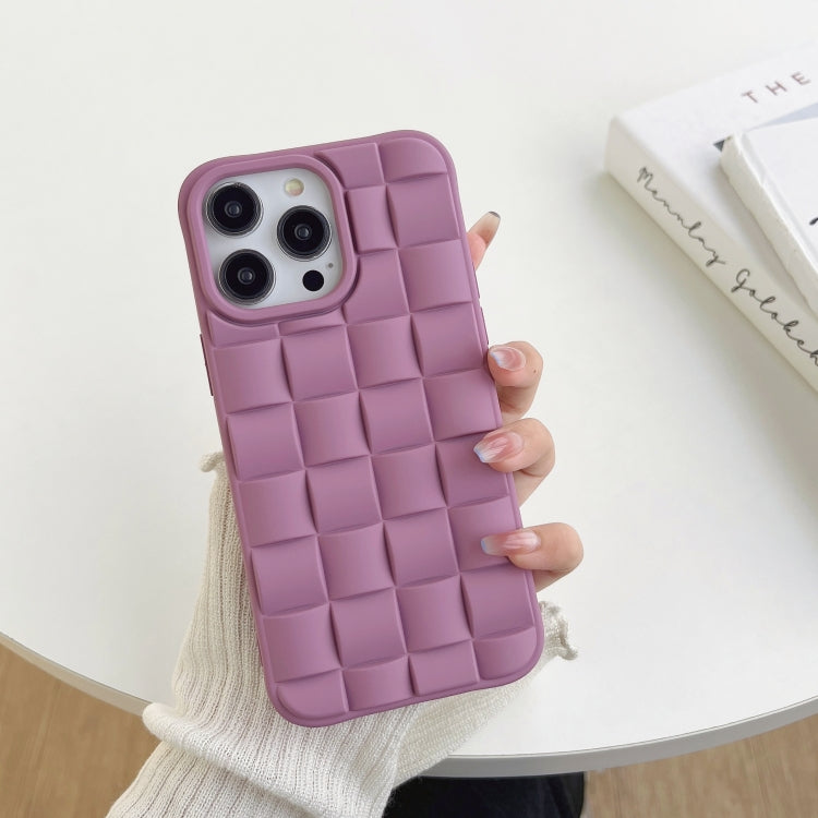 3D Cube Weave Texture Skin Feel Phone Case, For iPhone 11 Pro Max