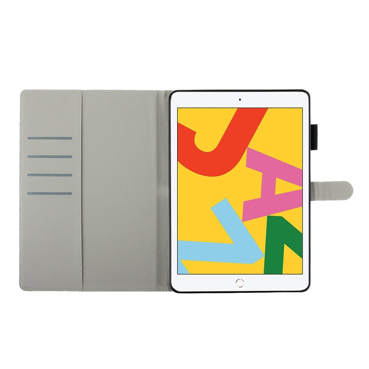 Cross Texture Painted Horizontal Leather Case with Sleep / Wake-up Function & Card Slot & Holder & Wallet