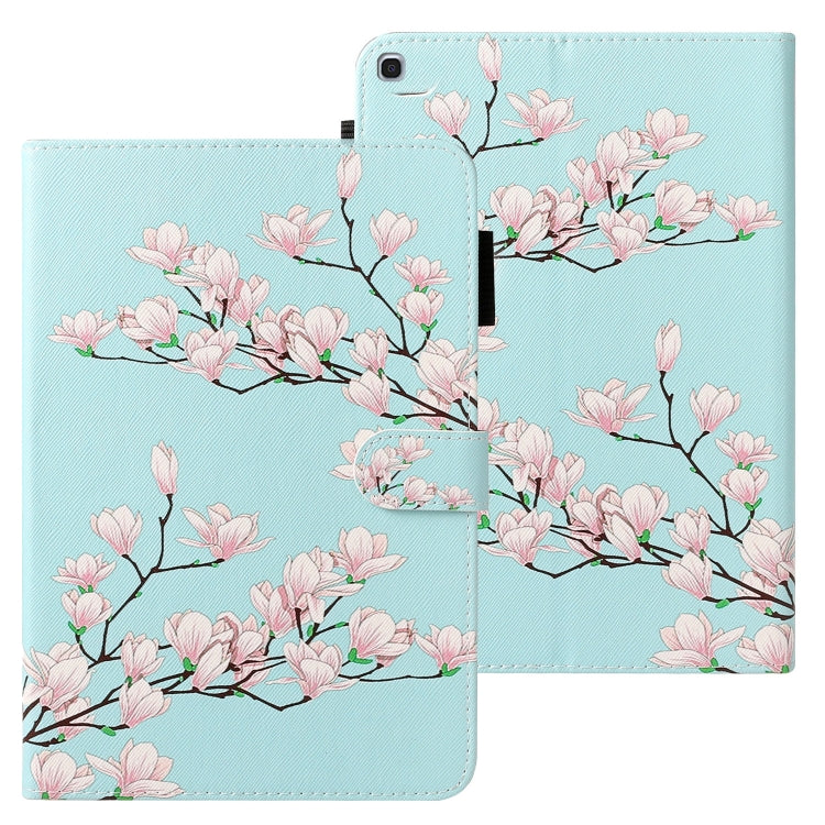 Cross Texture Painted Horizontal Leather Case with Sleep / Wake-up Function & Card Slot & Holder & Wallet