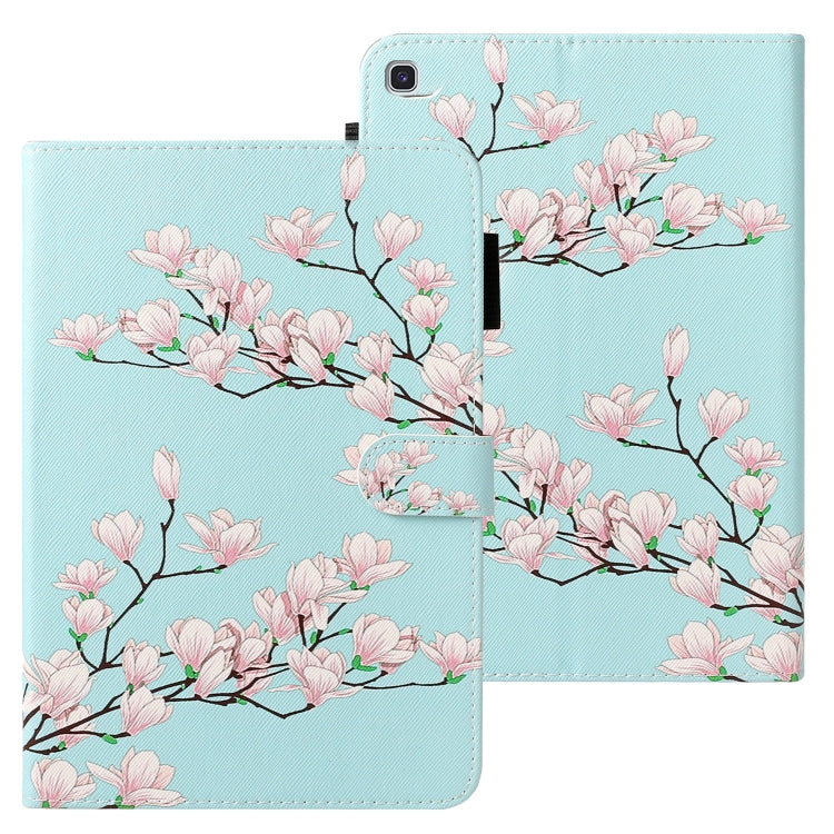 Cross Texture Painted Horizontal Leather Case with Sleep / Wake-up Function & Card Slot & Holder & Wallet