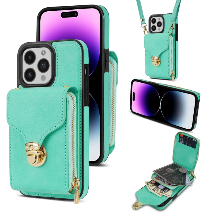 Zipper Hardware Card Wallet Phone Case, For iPhone 14 Pro Max, For iPhone 14 Pro, For iPhone 14 Plus, For iPhone 14 / 13