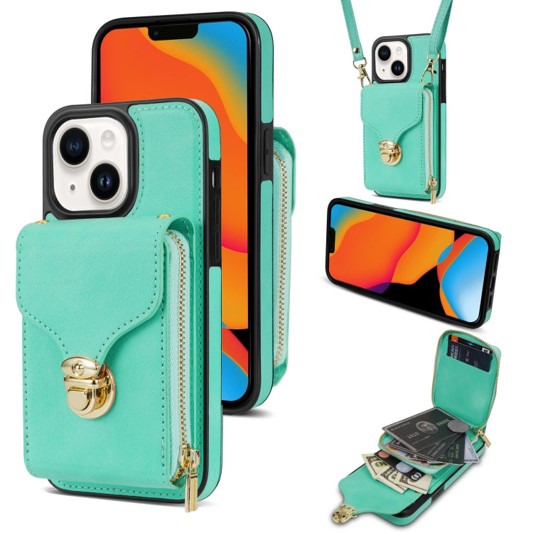 Zipper Hardware Card Wallet Phone Case, For iPhone 14 Pro Max, For iPhone 14 Pro, For iPhone 14 Plus, For iPhone 14 / 13