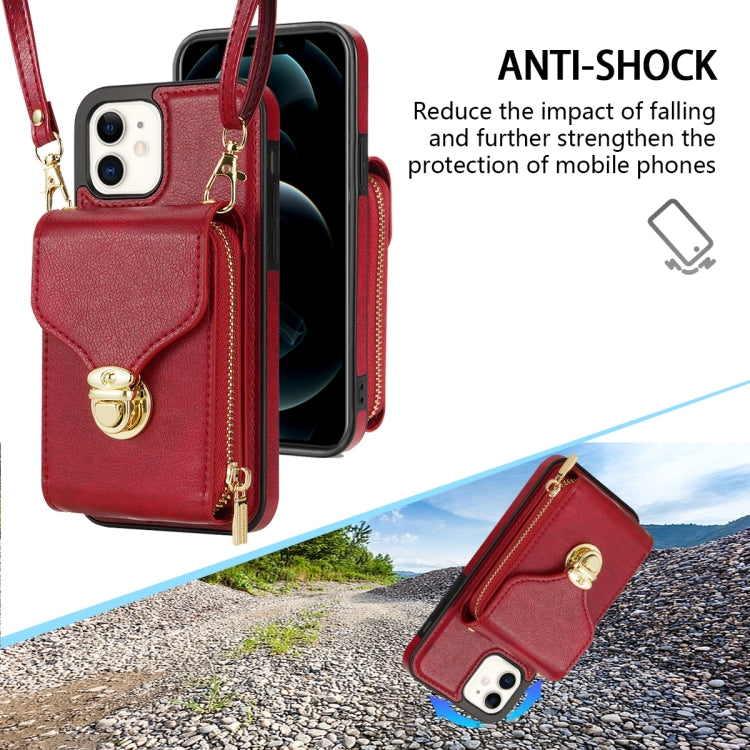 Zipper Hardware Card Wallet Phone Case, For iPhone 12 mini, For iPhone XS Max, For iPhone XS / X, For iPhone XR