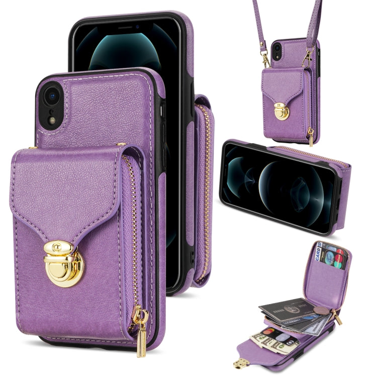 Zipper Hardware Card Wallet Phone Case, For iPhone 12 mini, For iPhone XS Max, For iPhone XS / X, For iPhone XR
