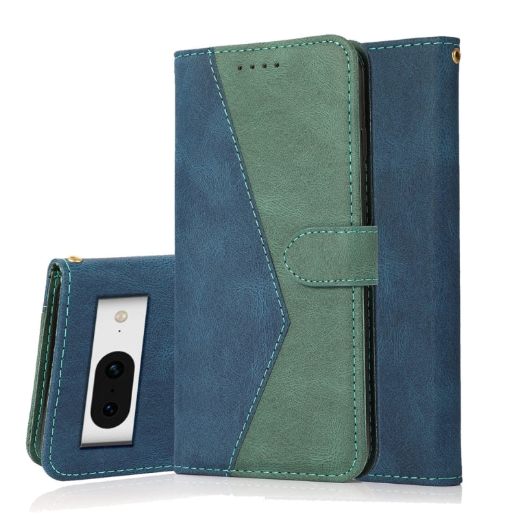 Dual-color Stitching Leather Phone Case